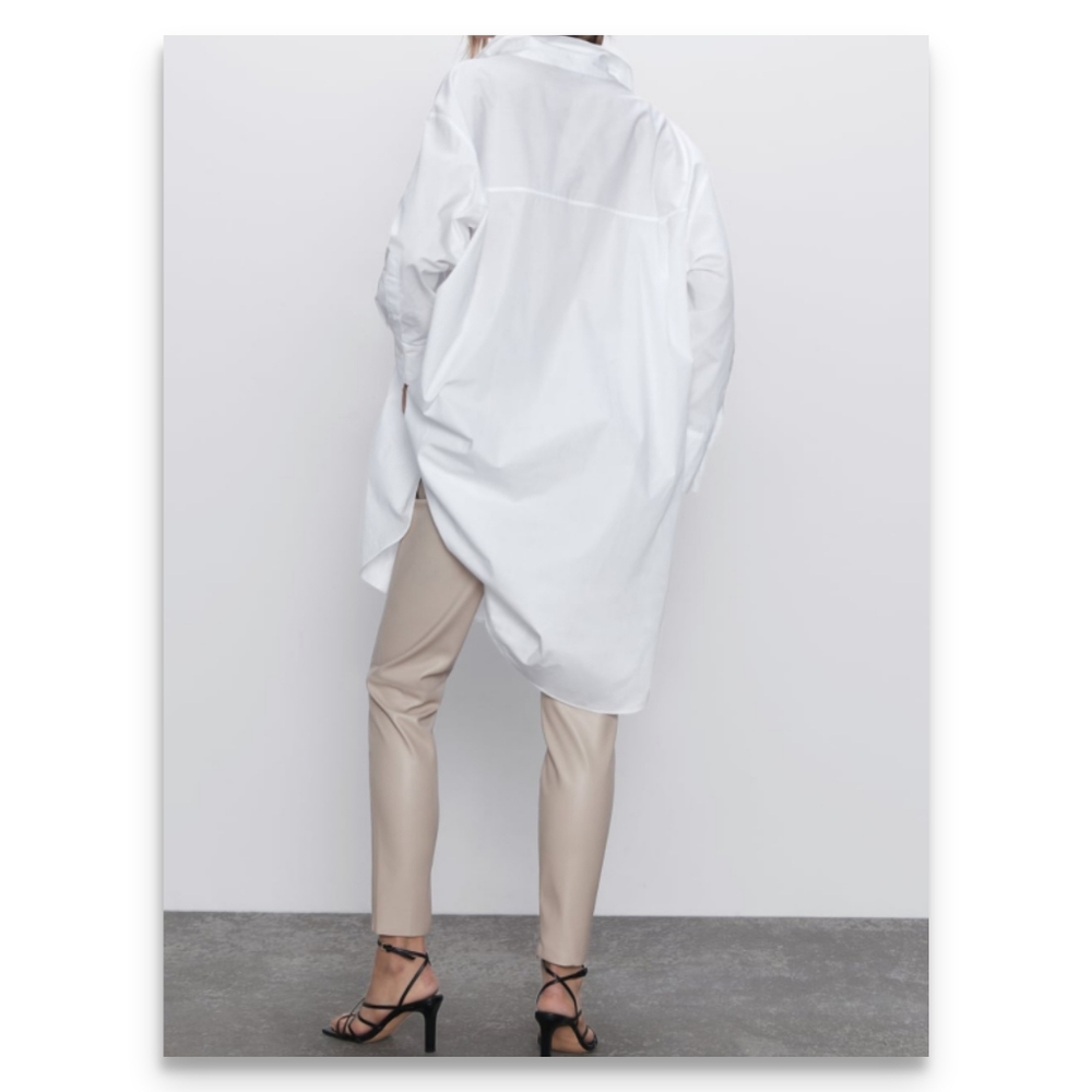Zara faux leather leggings - blogger's fav… - Picture 3 of 6